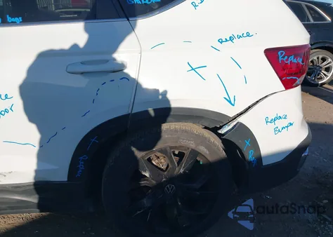 2022 Volkswagen Taos 1.5T Se from USA, damaged, VIN 3VVRX7B25NM072893